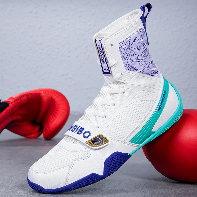 

Professional Boxing Shoes Light Weight Boxing Sneakers Jogging Flighting Footwears Male Wrestling Shoes