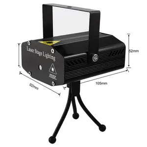 Tragbare Fernbedienungssteuerung LED -Bühnenlicht DJ KTV Disk Lampe Laser Lights Flash -Projektor für Weihnachtsfeier Hochzeitsbar 12 Hauptverkäufe von Trail Laser - №10