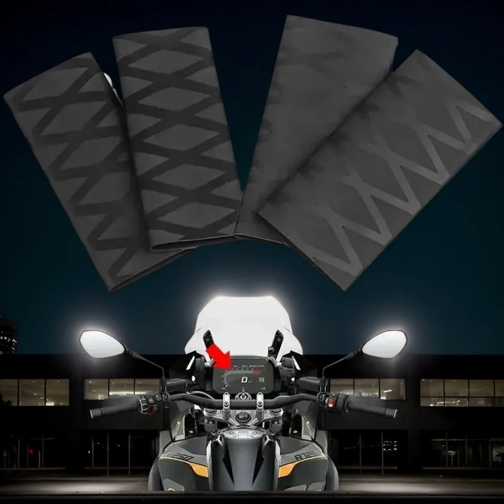 

Резиновые чехлы на руль мотоцикла — термоусадочные с нескользящей ручкой (подходят для BMW R1250GS Adventure, R1200GS LC, F800GS, F850GS)