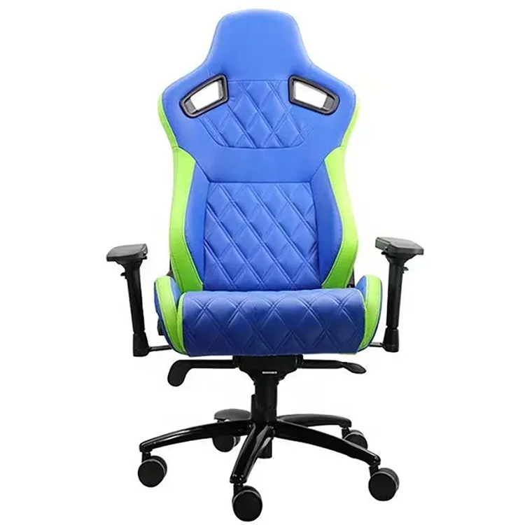 Cyberpunk Style Racing Gaming Chair With 4-Way Adjustable Arms PU Foam Lifting Computer PC Gamer Player Silla For E-sport Arena