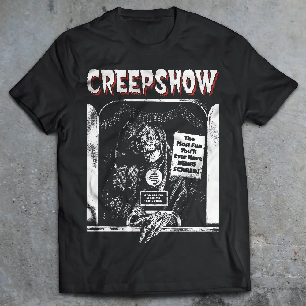 Creepshow 1982 فيلم تي شيرت 80s قميص رعب ستيفن كينغ جورج أ. روميرو فقدت بنين فجر الموتى عودة الموتى المعيشة