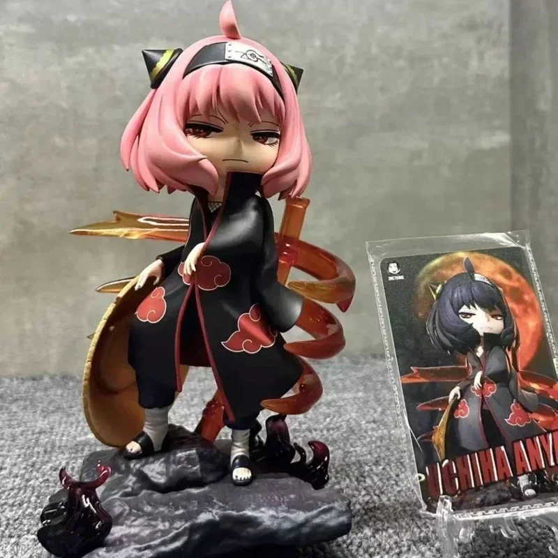 Anime espião × família estatueta mangá anya forger figura dupla cabeça pvc 18cm modelo estátua estatueta coleção brinquedos de aniversário presentes