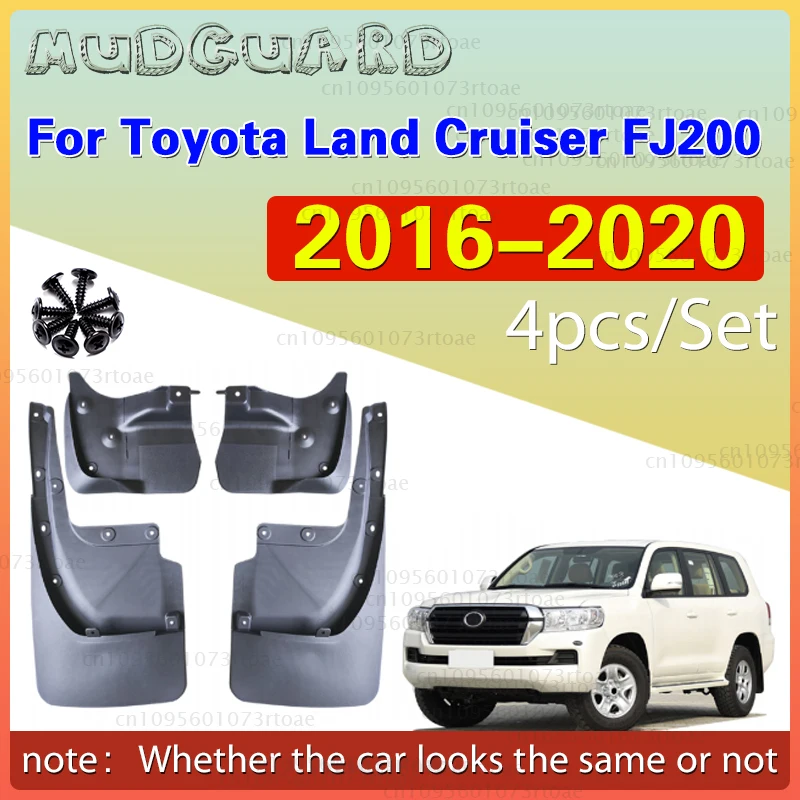 

Fender Flares For 2016-2020 FJ CRUISER LC200 Without encirclement mudguard Mudflaps Front Rear Flares Splash Guards Cover Car Ac