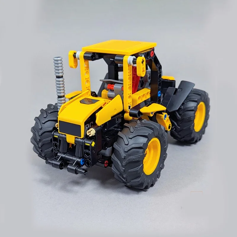 218 Parts MOC Yellow 42199 Fastlake tractor Model Modular DIY Building Blocks Kids Assembly Display Toys Festival Surprise Gift