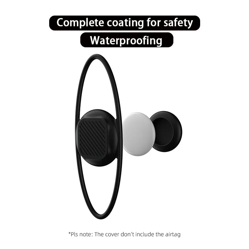 Multi-use Portable Airtag Cover Waterproof Ultralight Silicone Bike Airtag Sleeve Find My GPS Trackers For IOS/Android