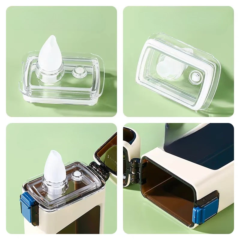 1 قطعة زجاجة مياه رياضية 350 مللي ، زجاجة مياه بلاستيكية مربعة محمولة ، كوب لياقة بدنية ، زجاجة مياه رياضية خارجية