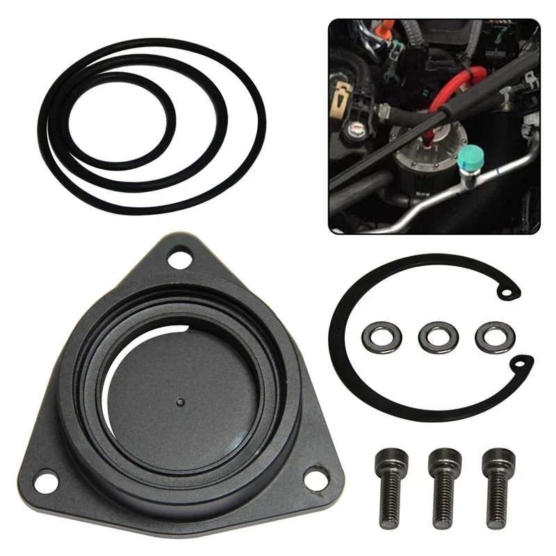 Blow Off BOV Sound Plate Billet Anodized Aluminum Black//Red Fits for Honda Civic 1.5L Turbo 2016+