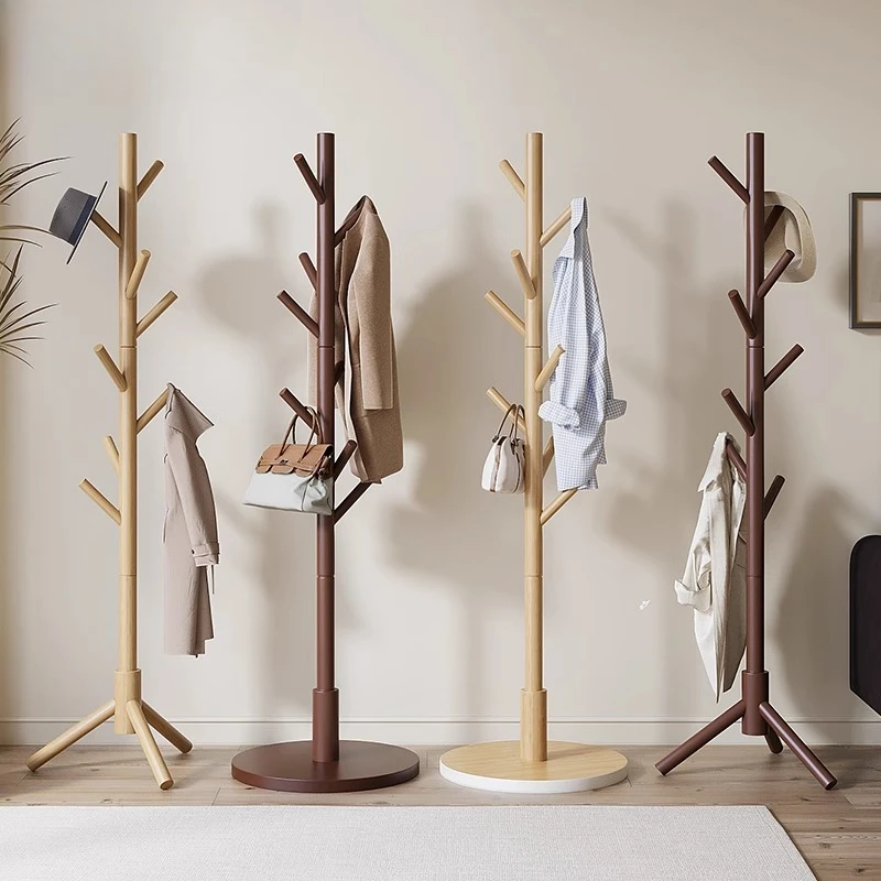 

Clothes Organizer Hangers For Clothes Clotheslines Wardrobe Organizer Clothes Organizador De Ropa Solid Wood Household Coat Rack