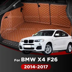 For BMW X4 F26 2014-2017 16 15 Auto Full Coverage Trunk Mat Car Cover Pad Cargo Liner Interior Accessories