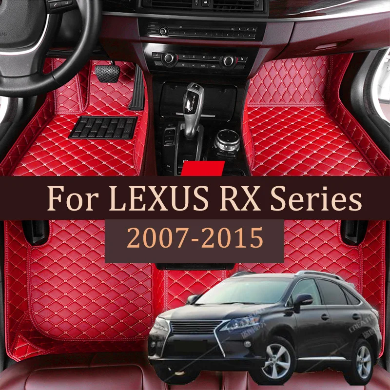 

Custom Leather Car Floor Mats For LEXUS RX Series 2007 2008 2009 2010 2011 2012 2013 2014 2015 Auto Foot Pads Carpet Cover