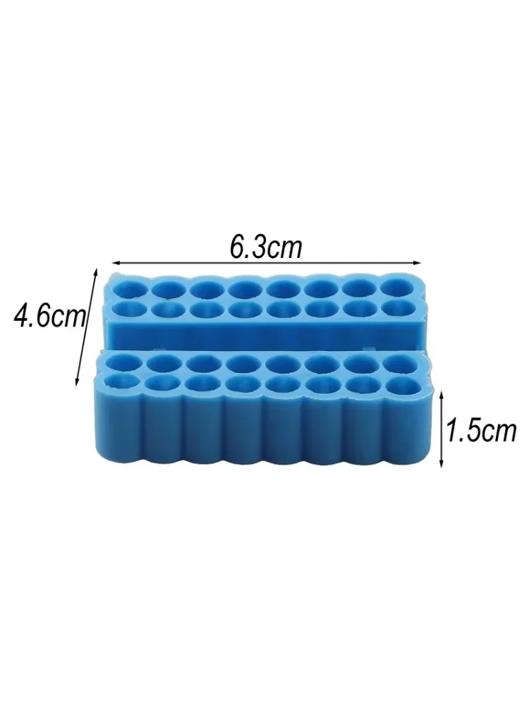 2pcs Bit Holder 32 Holes Bit Hex Shank Organiser Screwdriver Bit Holder Drill For Storage For 6.35MM Shank Storage Box