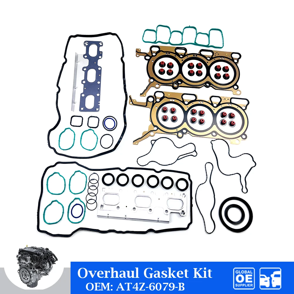

Engine Overhauling Gasket Repair Kit For Ford Edge 2010 Explorer 2020 3.5 Auto Car Accessories AT4Z-6079-B AT4Z6079B Gasket Set