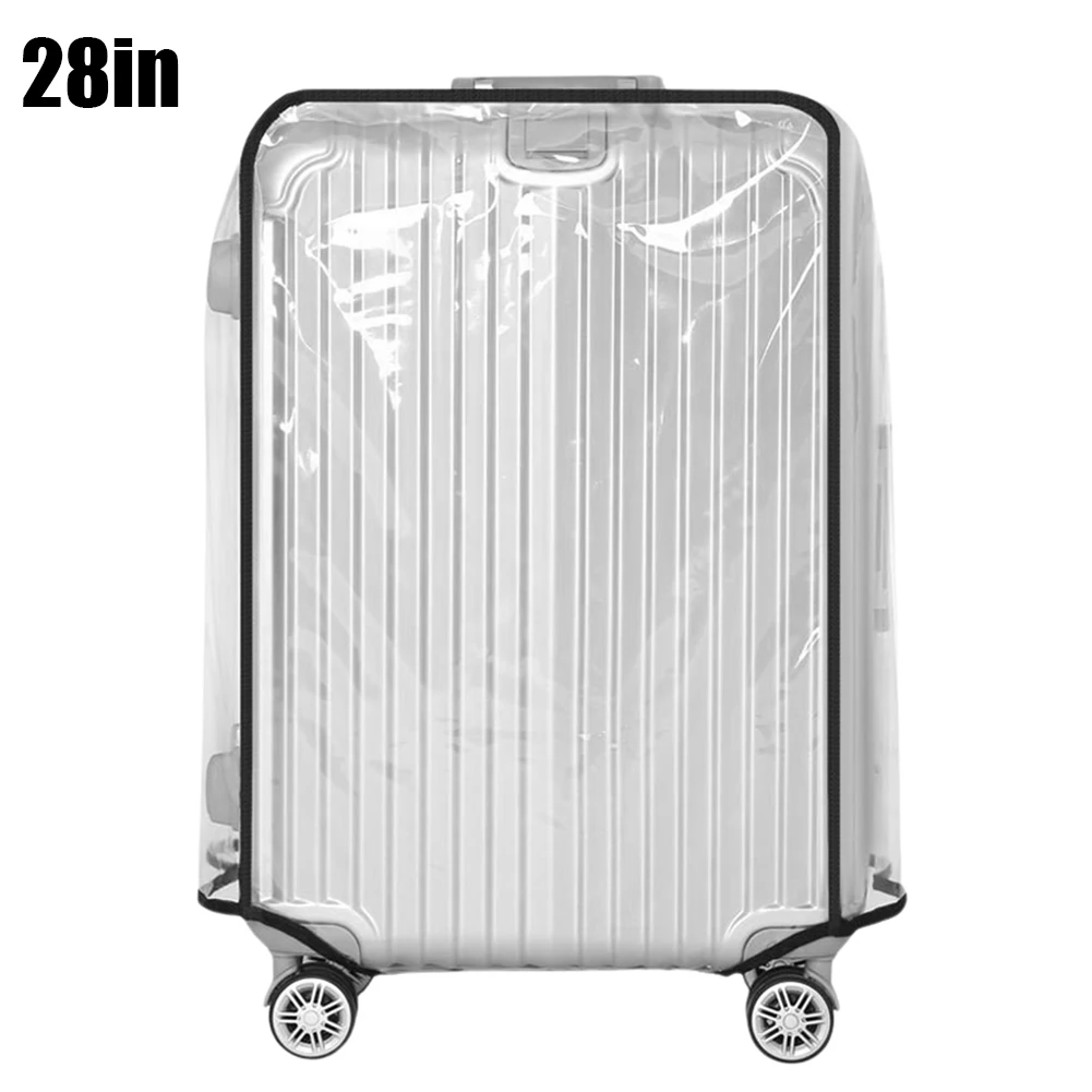 

Transparent Luggage Cover 18-30inch Clear Suitcase Cover Protector PVC Suitcase Cover Protectors Waterproof for Wheeled Suitcase