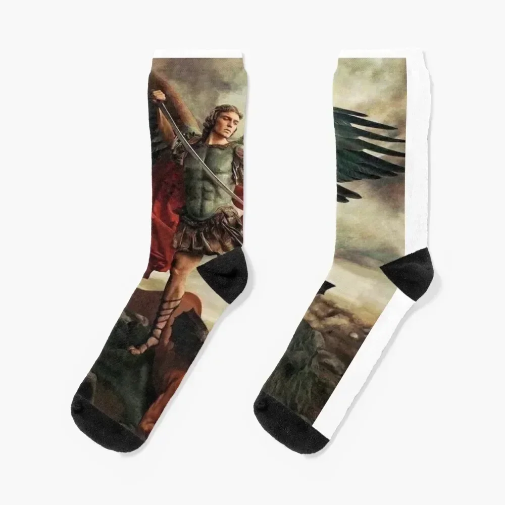 

Michael Archangel Socks fashionable men cotton high quality hip hop Socks For Man Women's