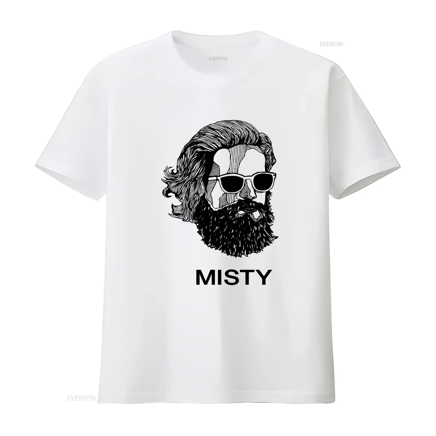 New Father John Misty Face For Fan White All Size T Shirt FA786 vintage Washed Stylish designer clothes Stretched Casual