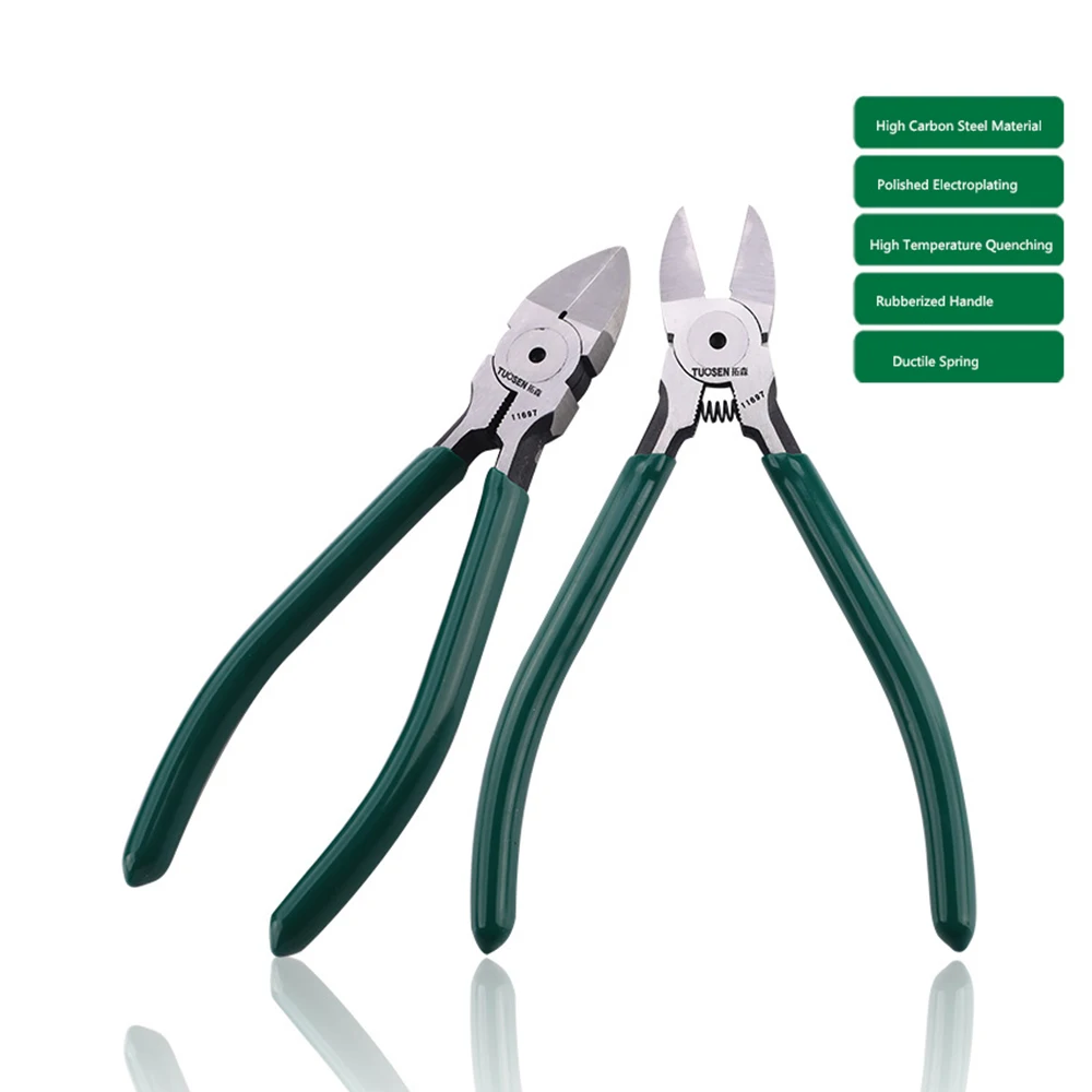 Pliers 6 Inch Plastic Pliers Nippers CR-V Steel Made Jewelry Electrical Wire Cable Cutters Cutting Hand Tools Electrician Tool