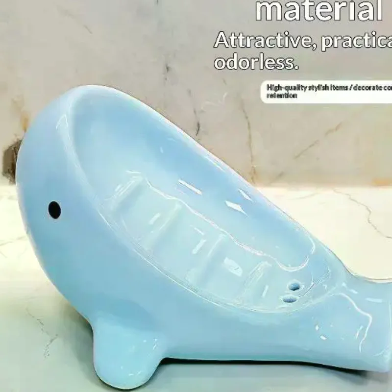 New Creative Whale Soap Dish For Home Use, Bathroom, And Toilet, Providing A Draining And Storage Solution For Premium Soap