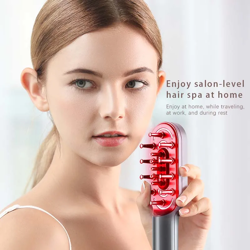 Electric Smoothing Hair Comb Hair Regrowth Treatment Hot Ironing Comb Smoothing Hair Conditioning Comb