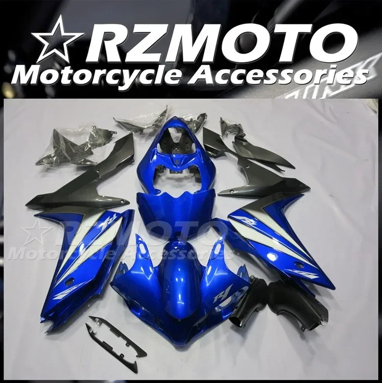 

4Gifts New ABS Motorcycle Whole Fairings Kit Fit for YAMAHA YZF - R1 2007 2008 07 08 Bodywork Set Blue Gray