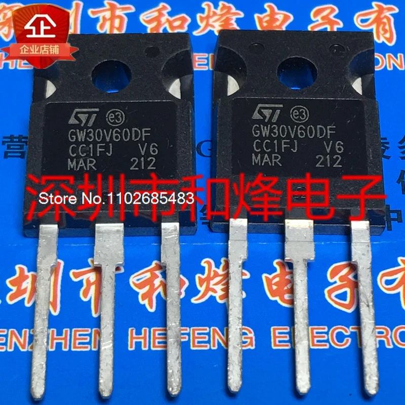 

(5PCS/LOT) GW30V60DF STGW30V60DF TO-247 600V 30A