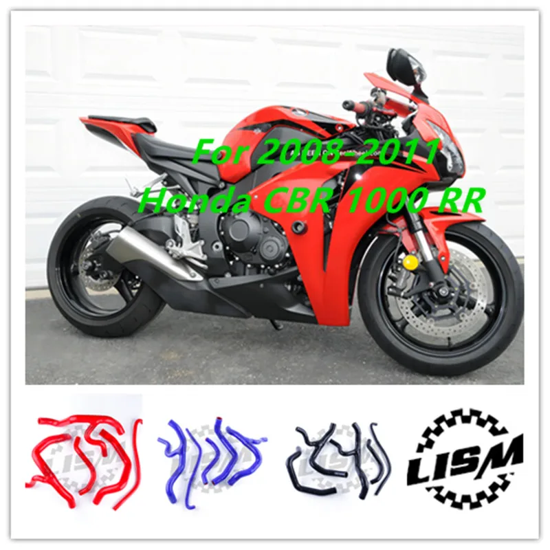 

5PCS Silicone Radiator Coolant Hose Kit For 2008-2011 Honda CBR 1000 RR CBR 1000RR Fireblade Motorcycle Replacement Parts 09 10