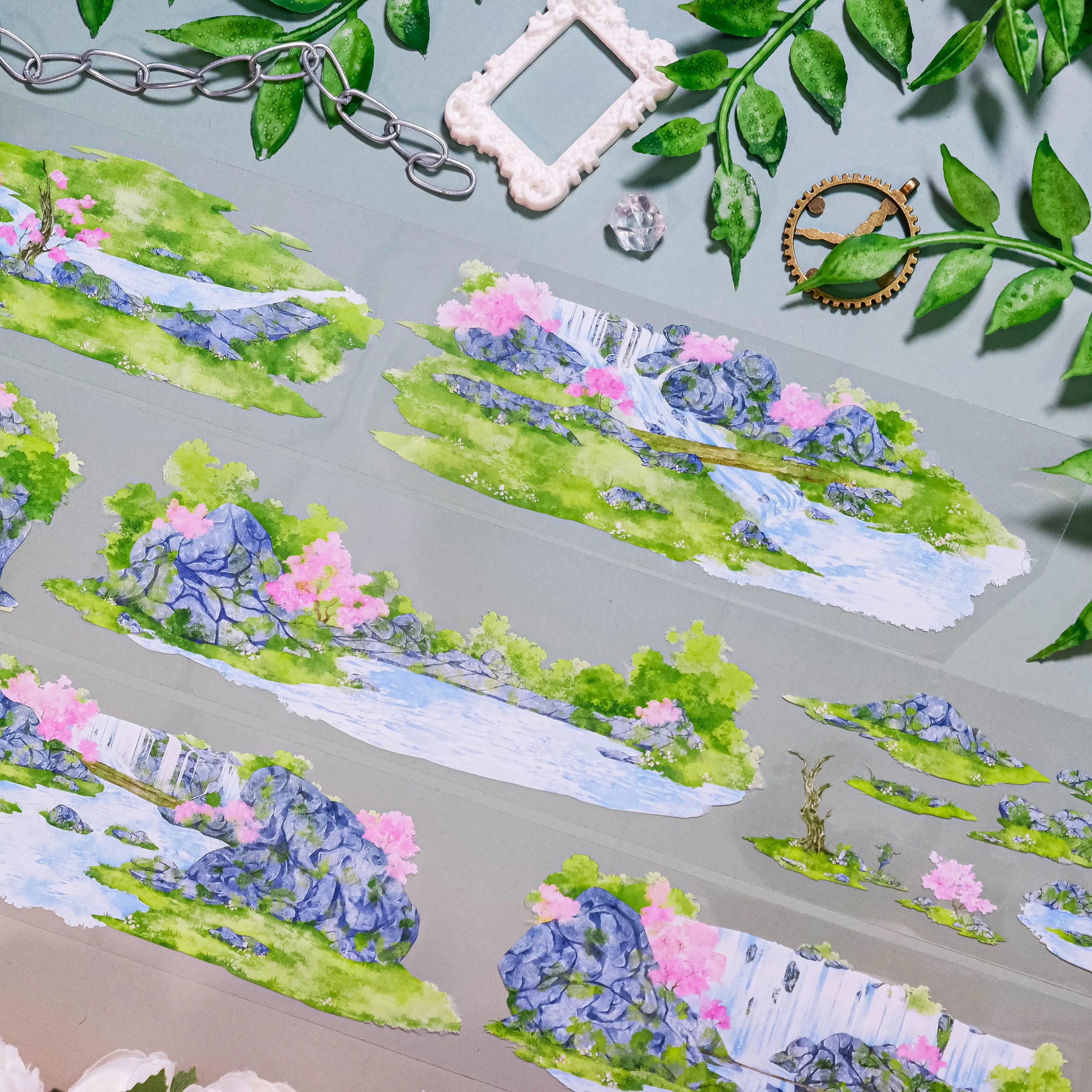 

Daxiangjun May Yunji City, past Qianchuan, sparse fence pet tape, landscaping courtyard antique handmade DIY