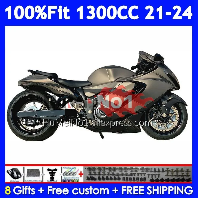 Injection Body For SUZUKI GSXR1300 Hayabusa GSXR 1300 CC 21 22 23 24 129No.64 GSXR-1300 Metallic new2021 2022 2023 2024 Fairing