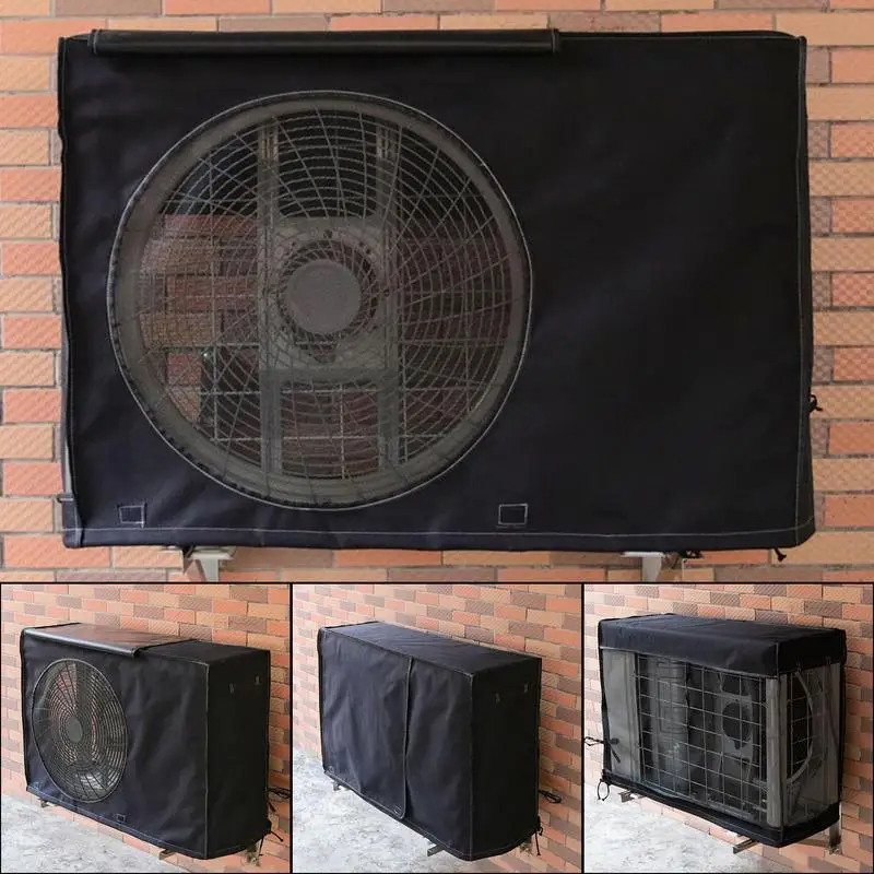 Outdoor Air Conditioner Outer Cover Anti-Dust Waterproof Sun Protection Air Conditioning Main Unit Protective Case Oxford Cloth