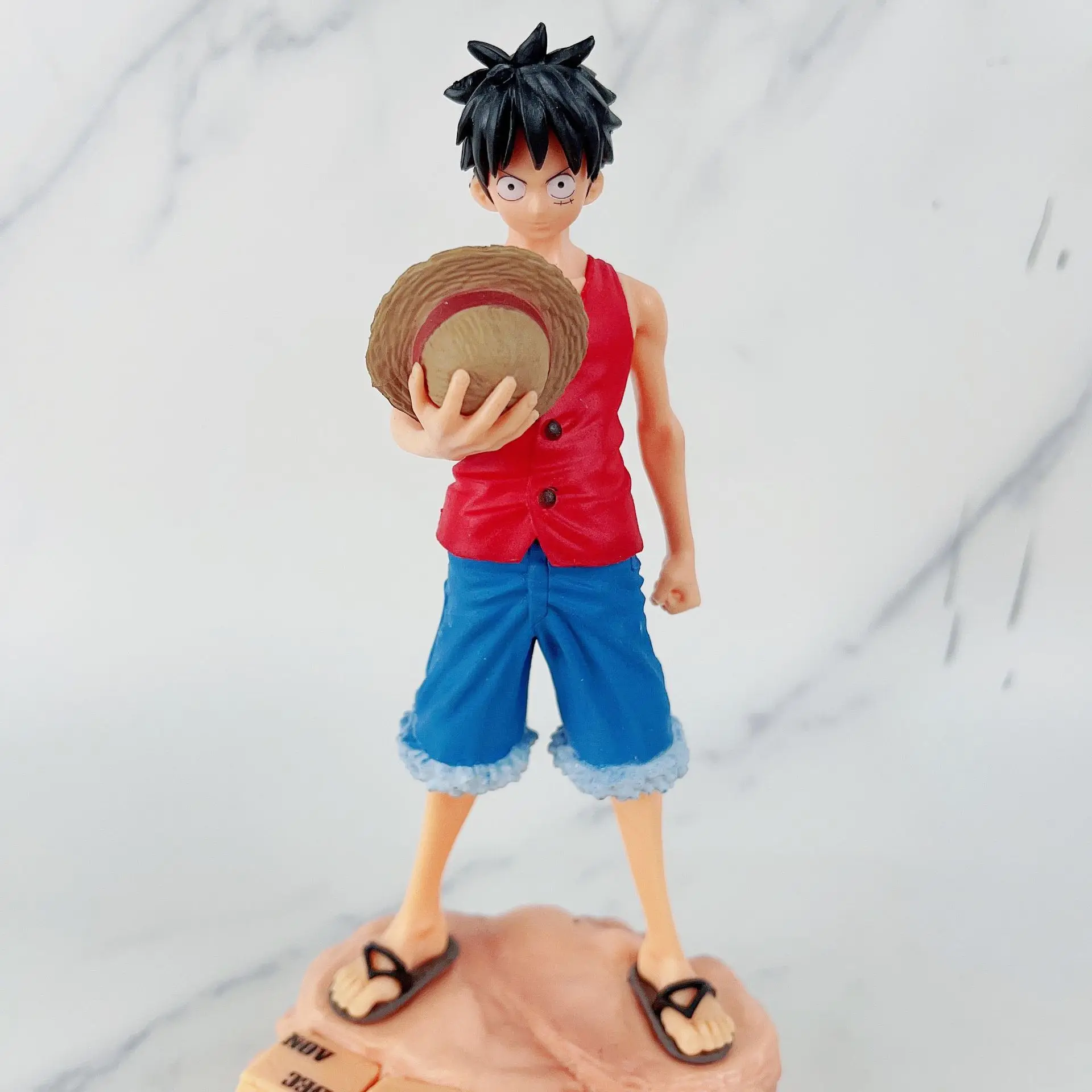 20cm Anime Figure One Piece Dxf Cloak Monkey D. Luffy Statue Pvc Action Figurine Collection Ornaments Desktop Model Toys Gifts