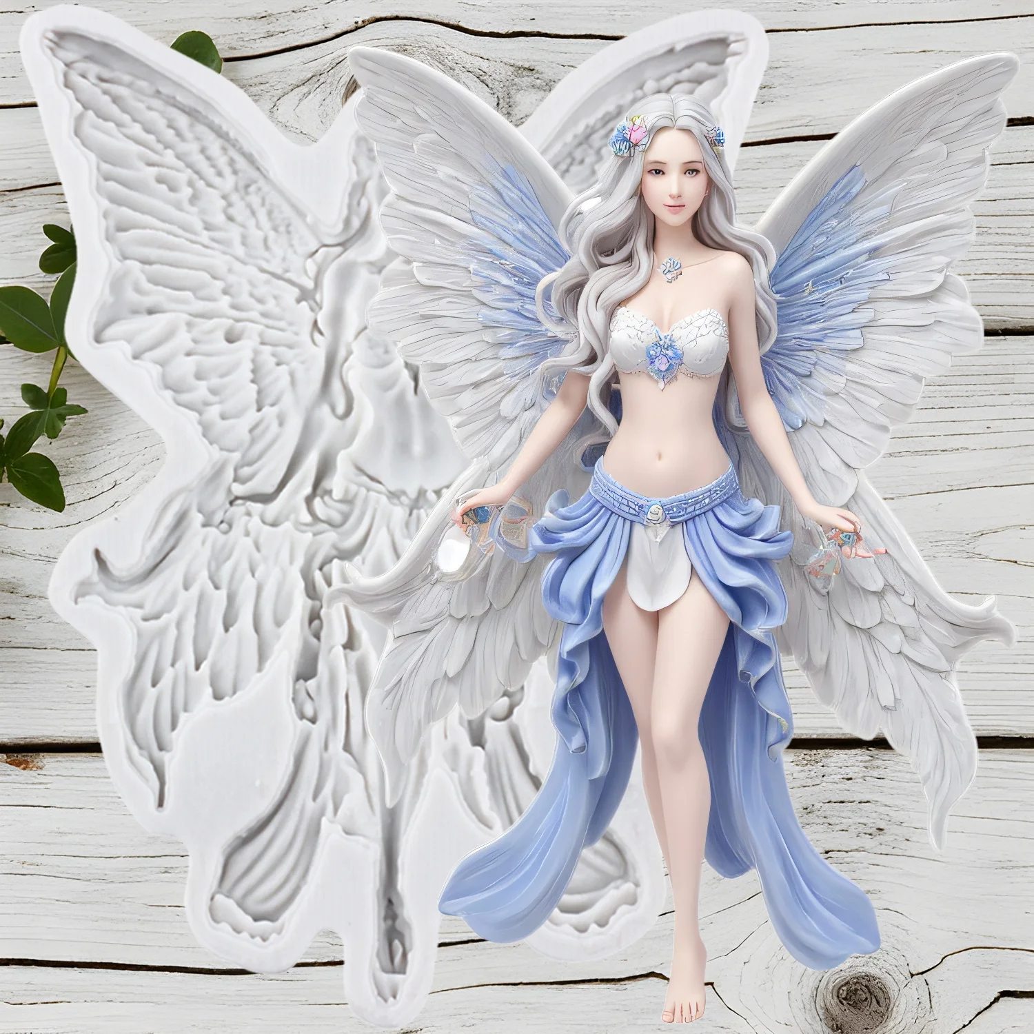 Butterfly Fairy Silicone Molds Fondant Cake Decorating Tools Cupcake Topper Chocolate Candy Sugar Craft Gum Paste Polymer Clay