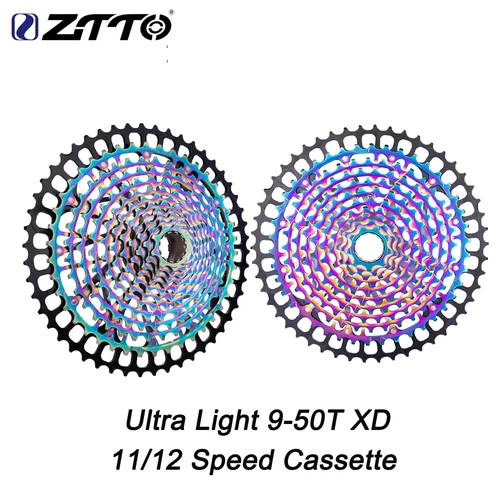 ZTTO ULT PRO 11/12 volante de velocidad MTB bicicleta 12v Cassette LIGHTWEIGHT 9-50T piñón de rueda libre acero K7 ultraligero XD Ult