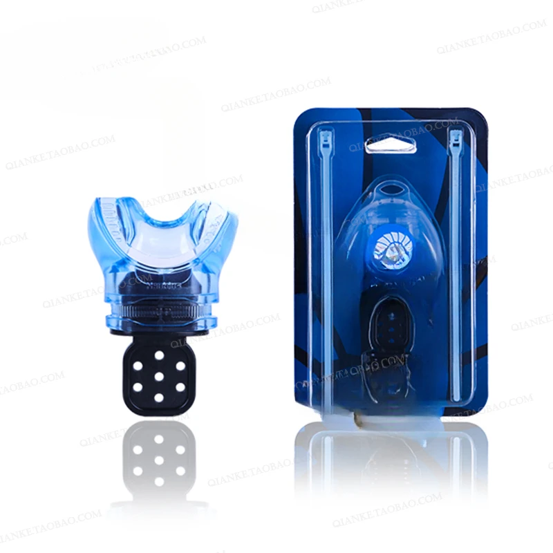 Diving Bite Short Type Secondary Head Universal Thermoplastic Shaped Tongue Dragging Water Lung Plastic Bite Glue Nautilus