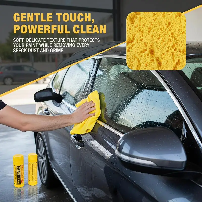 Reusable Multicolor Chamois Car Cleaning Cloth Lint Free Super Absorbent Washable Towel for Travel Camping Car Washing