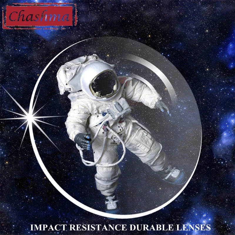 Chashma Polycarbonate Progressive Lenses Anti Resistance 1.59 Aspheric PC Multifocal Lens for Eyes Transparent Glass Durable
