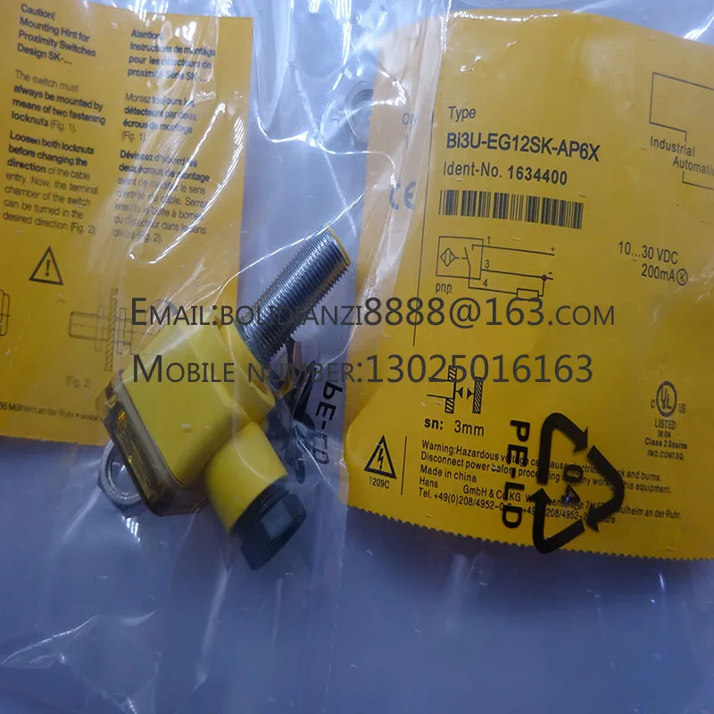 New proximity switch sensor BI3U-EG12SK-AP6X BI3U-EG12SK-AN6X In stock