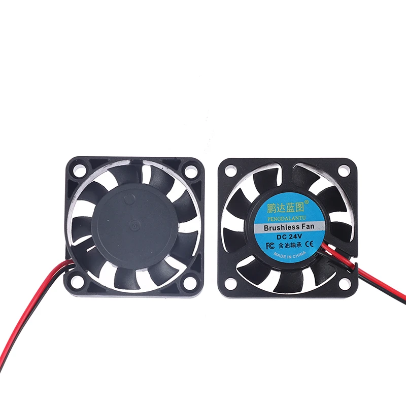 3d Printer Part Fan 4010 2pins 40x40 X10 Mm Graphics Card DC 5V / 12V / 24V Oil Bearing 1.25W Power Consumption