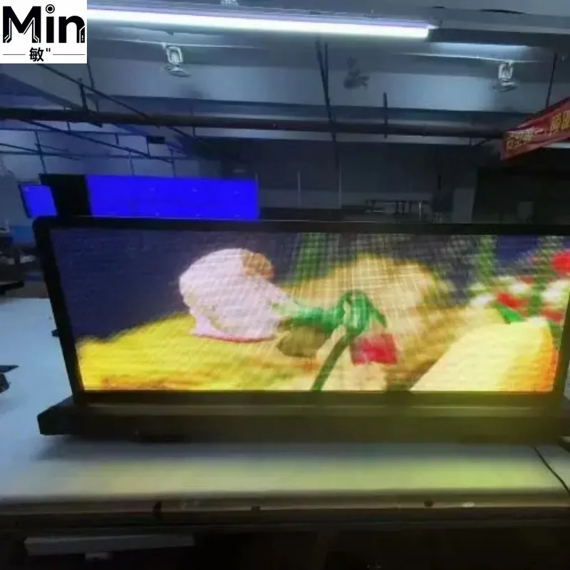 P3 P2.5 Outdoor Waterproof Programmable LED Display Module Taxi Top Advertising Scrolling LED Sign