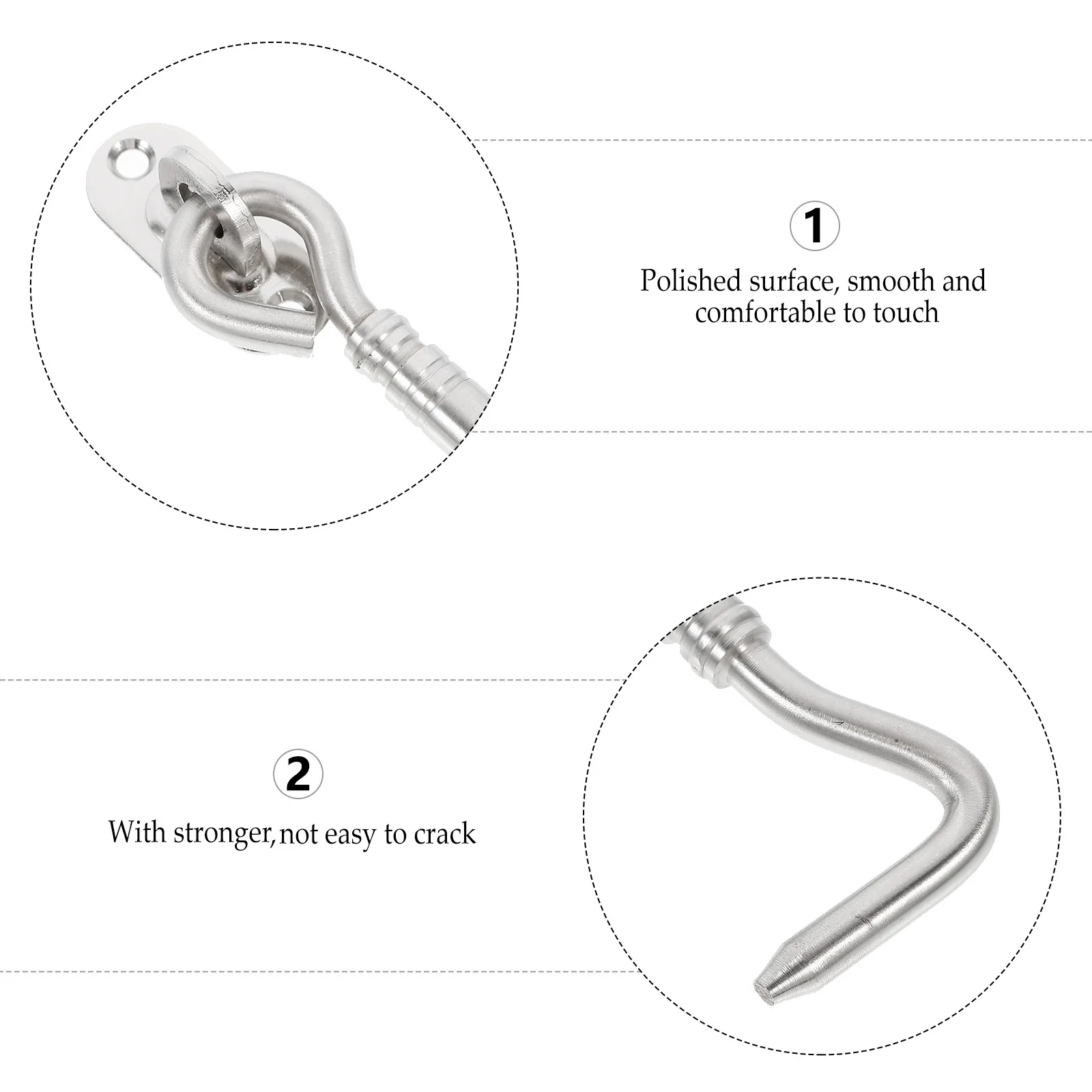 

1Set Barn Door Latch Lock Stainless Steel Heavy Duty Sliding Door Latch for Garage Gate Shed Interior Exterior Doors