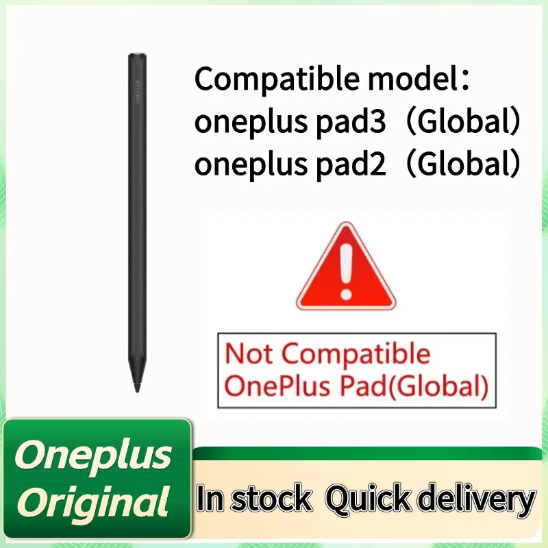 

【2024 Newest】OnePlus Stylus Pen for OnePlus Tablet - Ultra-Low Latency 2.0 | 4096 Pressure Sensitivity | Magnetic Charging Black