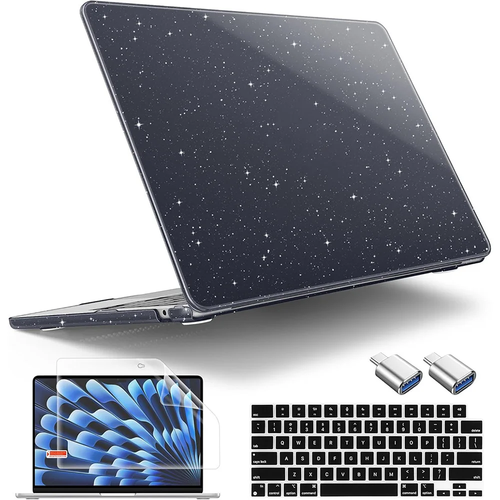 

Glitter Laptop Case For Apple Macbook Air 13.3 A1932 A2179 15.3 A2941 A3114 Pro 13.3 A1706 A1708 A1989 A2159 A2251 A2289 Air 13