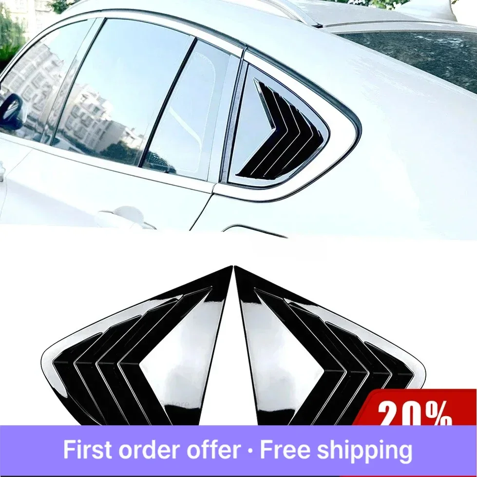 

Fits BMW X4 F26 2014-18 Rear Triangle Window Shade Spoiler