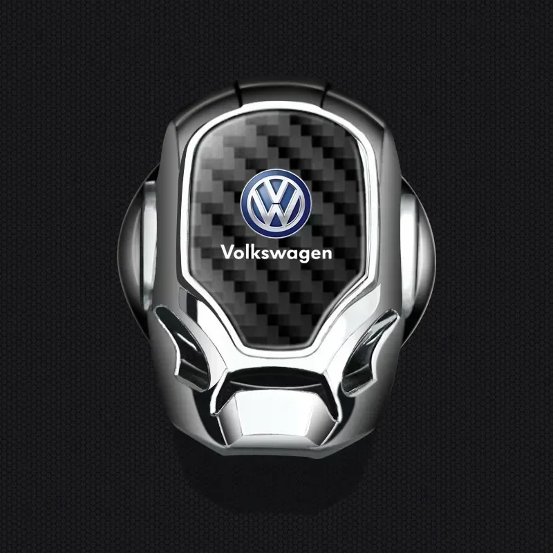 Metal Car One-click Start Stop Button Cover Sticker For VW Scirocco Jetta Beetle Golf Passat Polo Tiguan Sharan Auto Accessories