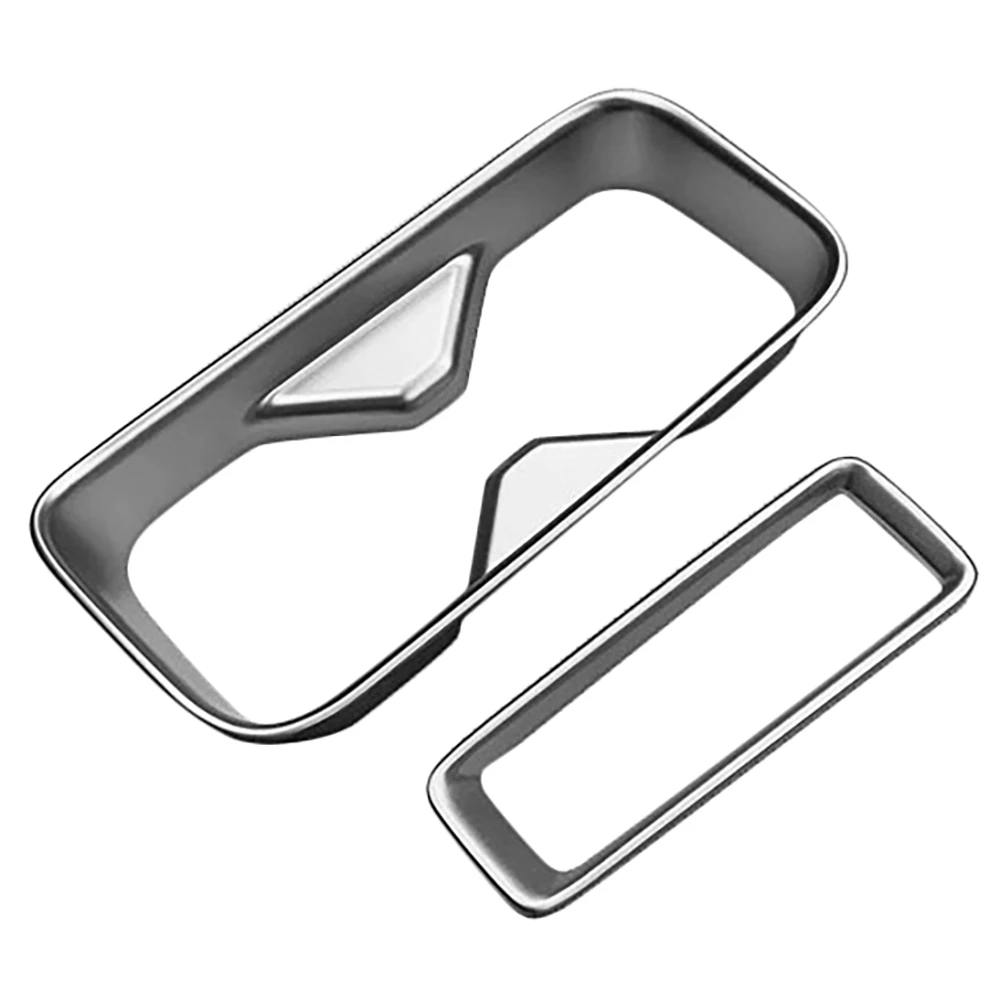 A60E-Auto Center Console Water Cup Holder Decoration Cover Trim Stickers For Honda HRV HR-V Vezel 2021 2022 3