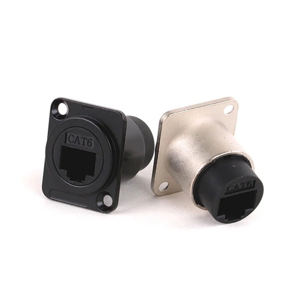 1 szt. Metalowy okrągły/moduł typu D RJ45 CAT6 i USB 2.0/3.0 i typ C i gniazdo HDMI-Jack przez sieć do montażu na panelu złącze elektroniczne — zdjęcie 4