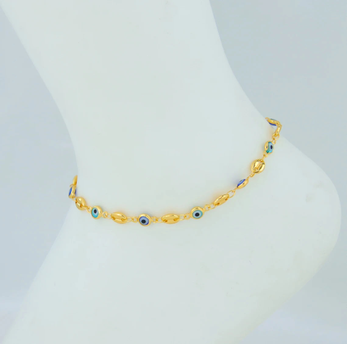 Arabische Mode Fußkettchen 21k Vergoldet Türkische Münzen Vintage Fußarmband Nigeria Islamischer Frauen Brautschmuck – Detail 21
