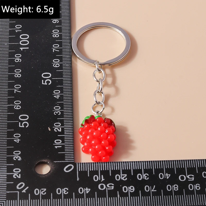 Cartoon 3d Frucht Orange Charms Schlüssel bund Souvenir Geschenke für Frauen Männer Auto Schlüssel Handtasche Anhänger Schlüssel ringe DIY Schmuck Zubehör – Detail 10