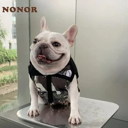 NONOR New Tide Brand The Dog FANS Warm Dog Camouflage Vest Down Jacket Pet Cotton Clothing for Small Medium Large Dog Costume