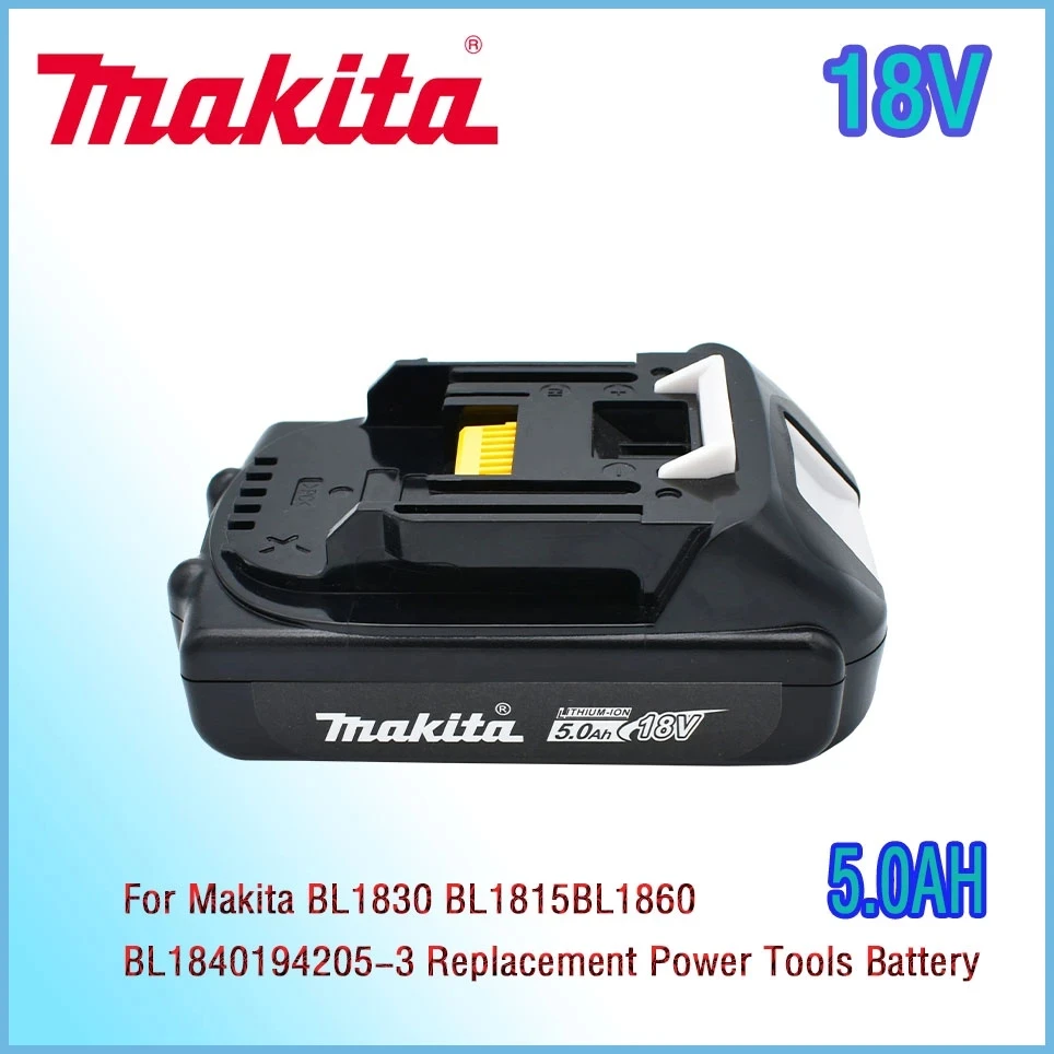 

Makita 18V 3.0Ah rechargeable lithium-ion battery suitable for Makita BL1830 BL1815 BL1860 BL1840 194205-3