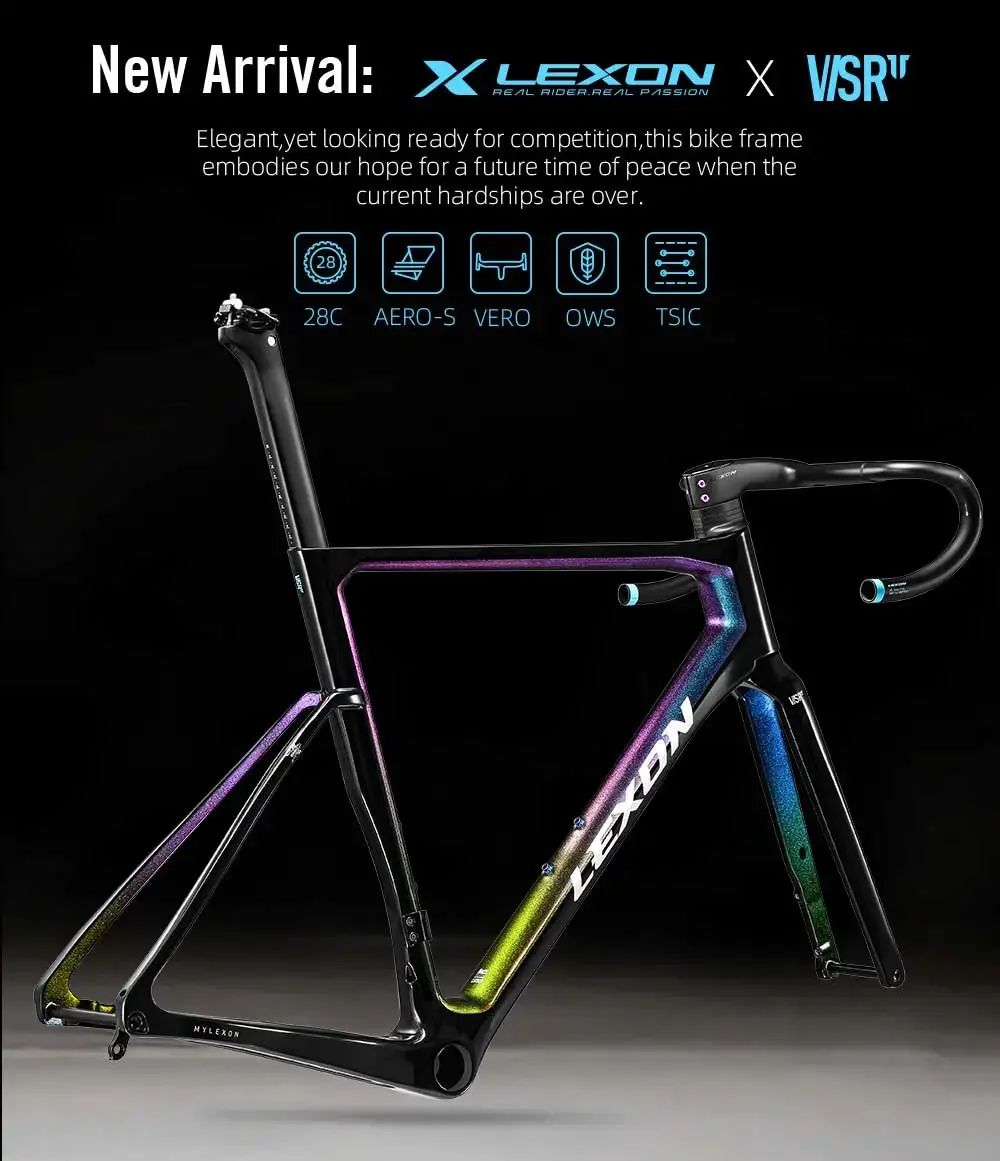 Lexon VISR 2023 カーボンロードバイクフレームセット Lexon VISR 2023 カーボンロードバイクフレームセット 【公式通販】