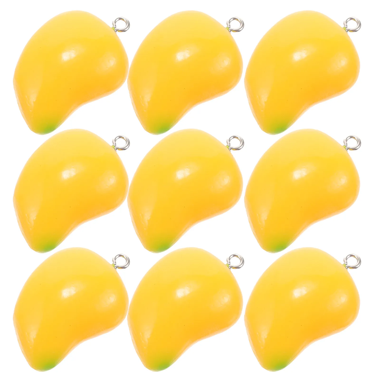 

10Pcs Mango Jewelry Making Charms Pendant Small 3D Mango Fruits Charm DIY Necklace Bracelet Earring Keychain Fruit Charms